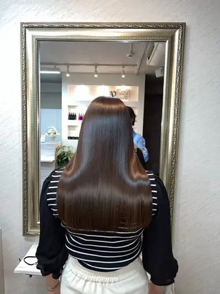 ロング カラー seta新宿所属・髪質改善/縮毛矯正 芹沢のヘアスタイル