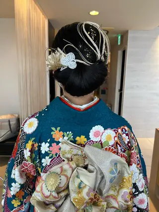 ロング ヘアアレンジ 松永 梨央のヘアスタイル