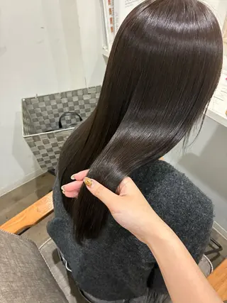 ロング 髪質改善jewelbox 〜私のトリートメント〜 東梅田店所属・髪質改善/ボブ/梅田 runa_ニュアンスのヘアスタイル