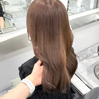 セミロング カラー ParveMix￤ 大賀さつき🍨🤍のヘアスタイル
