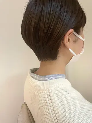 ショート カラー 江上拓郎/ショート /酸性ストレートのヘアスタイル