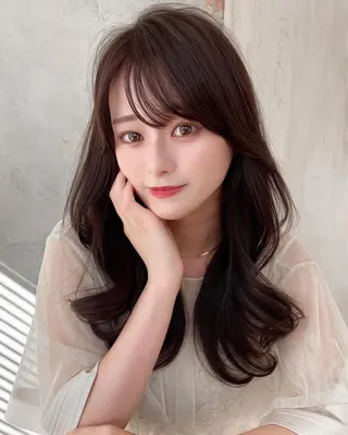 ロング 🧡くびれヘア/前髪 顔周り🧡久原結衣のヘアスタイル