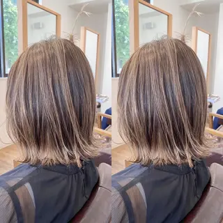 ショート カラー KIZU 髪質改善 オカルト怪談のヘアスタイル