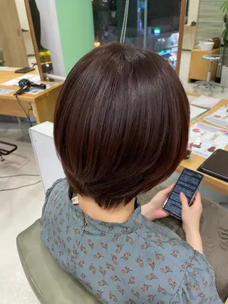 ショート 謝花 萌のヘアスタイル