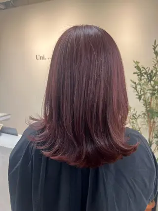 カラー メンズ レイヤー ウルフ 弓木啓輔のヘアスタイル