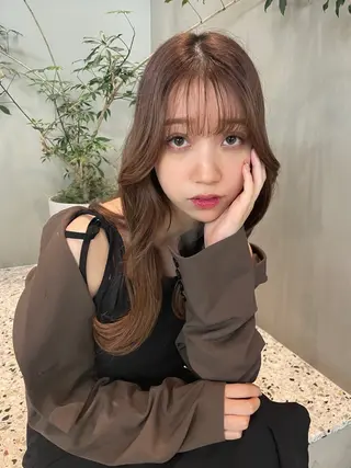 ロング カラー ivy所属・🦋うる艶透明感ヘア 今井達也のヘアスタイル