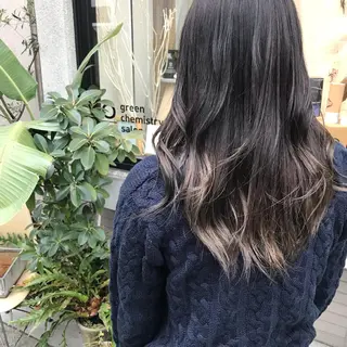 ロング 艶髪color💎髪 質改善ストレート大吉のヘアスタイル