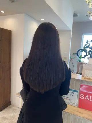 ロング カラー RECEL 多治見店所属・RECIEL多治見店 松本恵美子のヘアスタイル