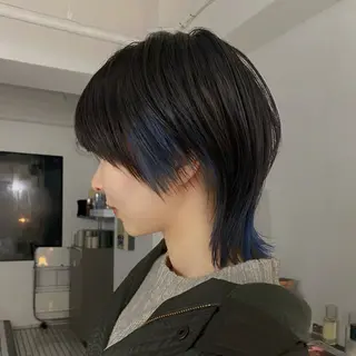 セミロング カラー hair salon 束sok所属・ナホ/ハイトーン/ ブリーチ/ヘッドスパのヘアスタイル