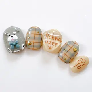 ネイル いちごパフェ ゆいのネイルデザイン