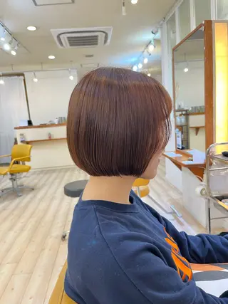 ミディアム 宇佐美/ボブ／ 顔まわりレイヤーのヘアスタイル