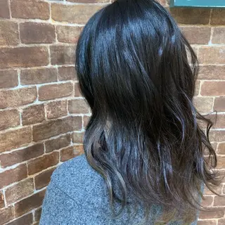 ミディアム カラー 髪質改善/縮毛矯正 ツヤ髪🩷さつきのヘアスタイル