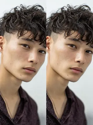 ショート カラー パーマ メンズ ✂️メンズ職人 / 宮澤 蓮のヘアスタイル