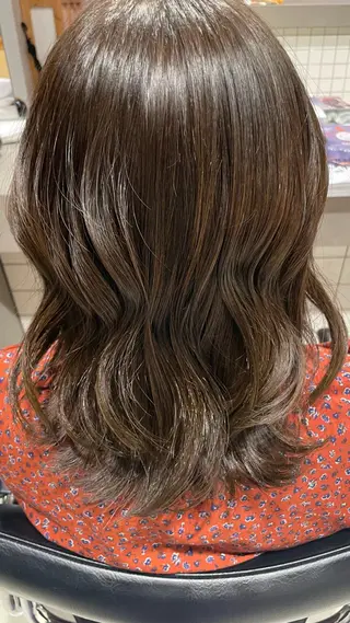 ミディアム カラー hair terrace M所属・郡山/透明感カラー /馬場アンドレアのヘアスタイル