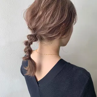 ミディアム カラー ヘアアレンジ 🌟アレンジが似合う カラー🌟Rumiのヘアスタイル
