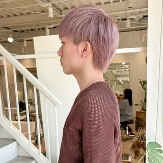 カラー メンズ 安西 香利奈のヘアスタイル