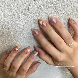 ネイル 𝑡𝑖𝑎𝑚𓂃 きむらゆきののネイルデザイン