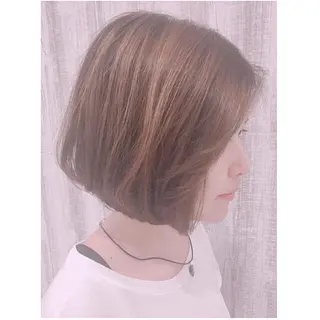 ショート ヘアアレンジ 透明感♡︎♡︎ 佐々木早苗のヘアスタイル