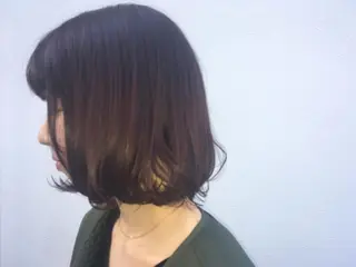 ミディアム カラー Lagom なかだのヘアスタイル