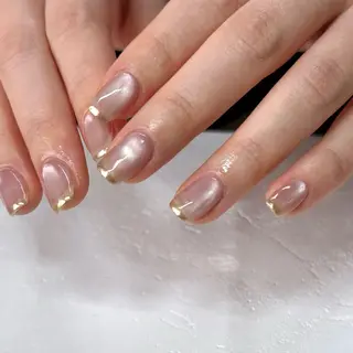 ネイル mai♡マグネット/ ニュアンス/マツパのネイルデザイン