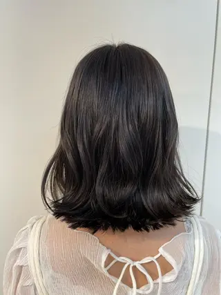 ミディアム カラー 🐬脱白髪染めカラー 清水大世🐬のヘアスタイル