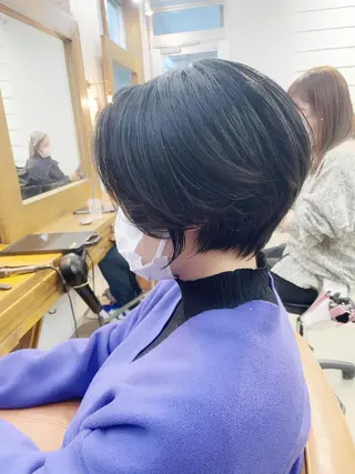 ショート newline銀座所属・👑銀座ショート/ 絶壁補正/金子涼👑のヘアスタイル