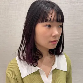 ミディアム カラー RorriM natsuのヘアスタイル