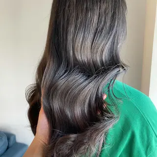 ロング カラー ヘアアレンジ キッズ ネイル マツエク・マツパ 透明感カラー/推しカ ラー☁️JURAのヘアスタイル