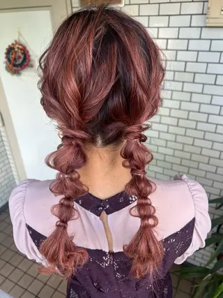 ヘアアレンジ 大人可愛いヘアメイク 💋🧚‍♀️しずかのヘアスタイル