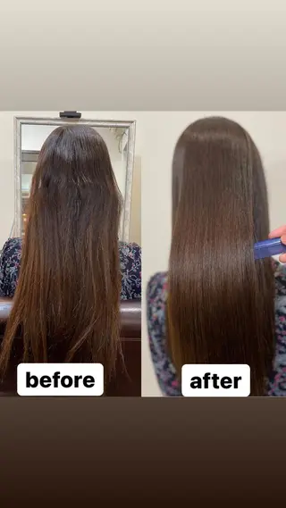 ロング Lia所属・縮毛矯正の達人 ☆　松本のヘアスタイル