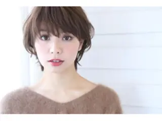 ショート カラー パーマ Sanctuary 南森町店のヘアスタイル