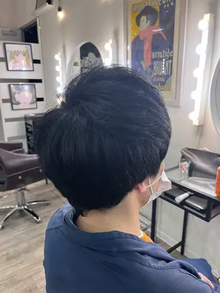カラー メンズ 平田 晟也のヘアスタイル