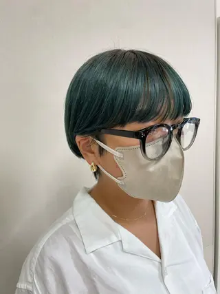 ショート カラー ヘアアレンジ 【Sweep】おじま のぞみのヘアスタイル