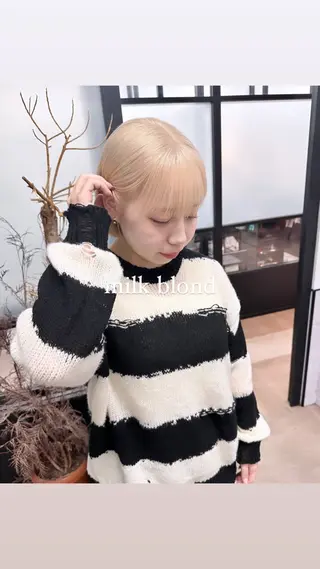 カラー storiiz所属・本田大輝top designerのヘアスタイル