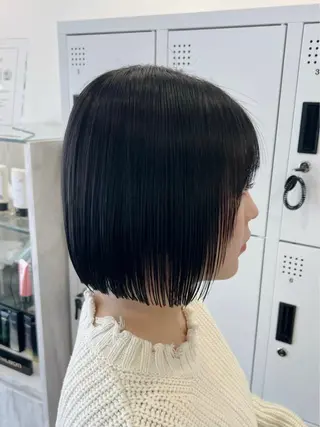 ミディアム カラー 仲田 麻倫のヘアスタイル