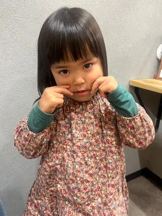 セミロング カラー パーマ ヘアアレンジ メンズ キッズ ネイル マツエク・マツパ アイブロウ times salon名駅所属・久木原 ゆりのヘアスタイル