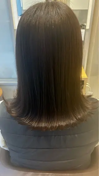 セミロング ヘアアレンジ 小林理子 🌈カラーモデル募集のヘアスタイル