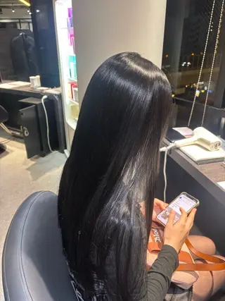 ロング 佐々木 輝人のヘアスタイル