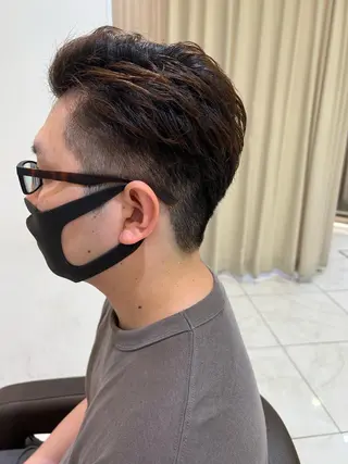 メンズ 顔周り/韓国レイヤー junkaのヘアスタイル