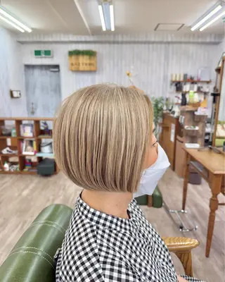 ショート 西八王子美容院所属・スミ 武則のヘアスタイル