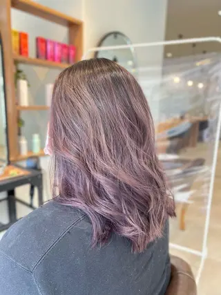 ミディアム カラー 💎エクステ専門店 BIZE梅田🇰🇷のヘアスタイル