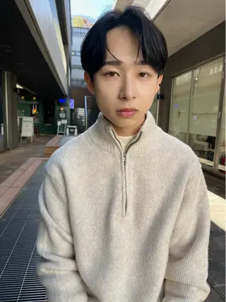 メンズ メンズ🍃ナチュラル 韓国風ヘアRENのヘアスタイル