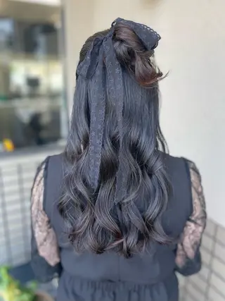 ロング ヘアアレンジ 沢田 瞳のヘアスタイル