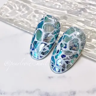 ネイル Beauty salon Ryu・ange所属・PEARL ROSE パールローズのネイルデザイン