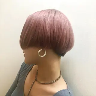 カラー ショート/パーマ/ カラー/FUKOのヘアスタイル