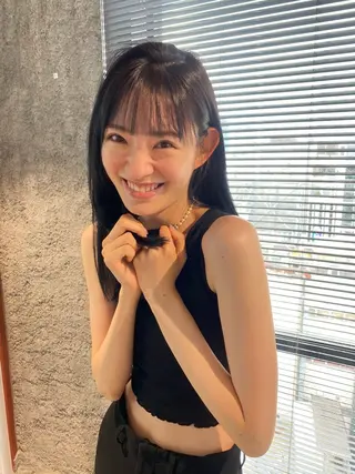 ロング カラー 只野 真衣のヘアスタイル