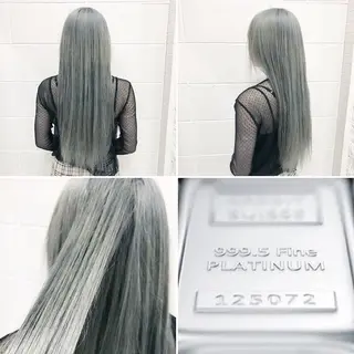 ロング カラー "PEPPU "所属・🌈推し色派手髪 ハイトーンShinのヘアスタイル