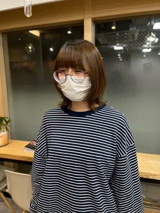 ミディアム mizo /ケアカラー/登戸のヘアスタイル