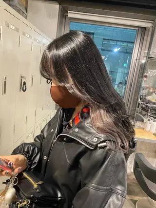 ロング カラー エフェクトブリーチ 🌟前澤啓太朗のヘアスタイル