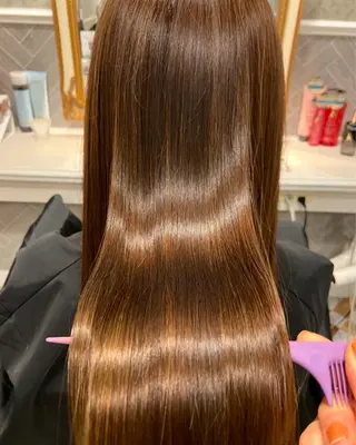 ロング 髪質改善サロンR’eel銀座所属・🌹圧倒的な縮毛矯正 🌹篠崎祥吾のヘアスタイル